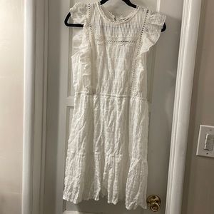white Boho dress NWT